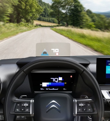 Відображення інформації для водія на Citroën C4