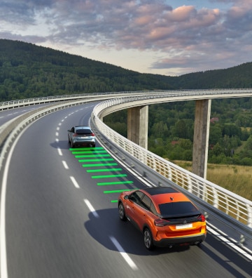 Система допомоги при водінні на шосе на Citroën C4